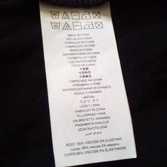 MMK Black Lace-Trim-Off-The-Shoulder Bodysuit - Picture 5 of 5